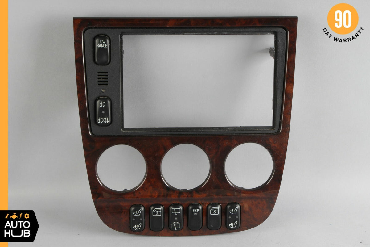02-05 Mercedes W163 ML320 ML350 ML500 Center Console Trim Bezel Wood OEM - photo 1