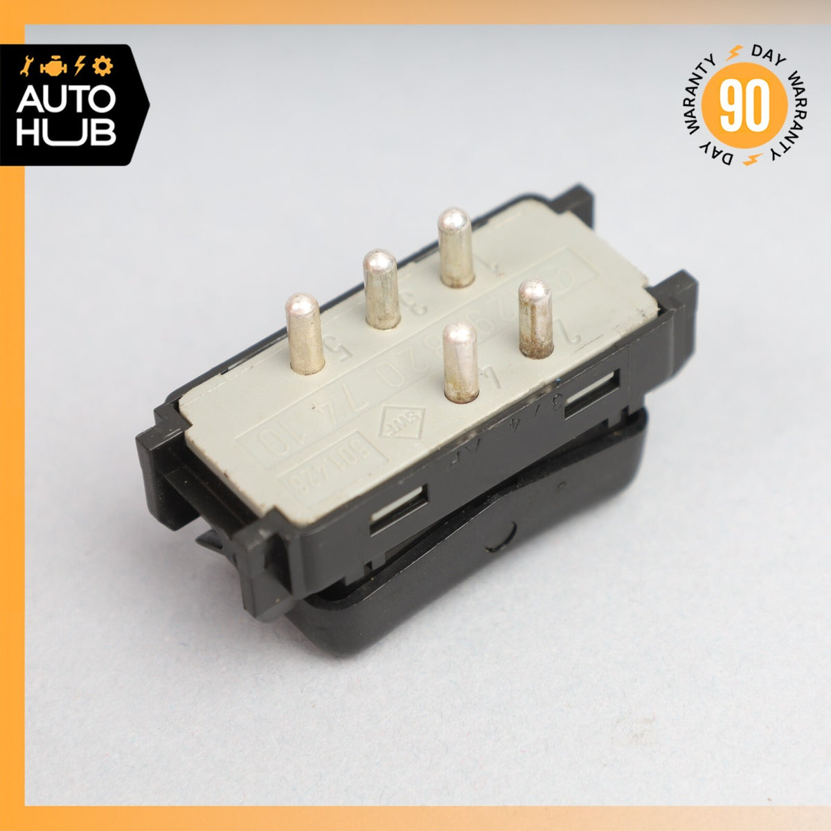 86-95 Mercedes R129 SL500 SL320 Heated Rear Window Pane Switch 1298207410 OEM - photo 3