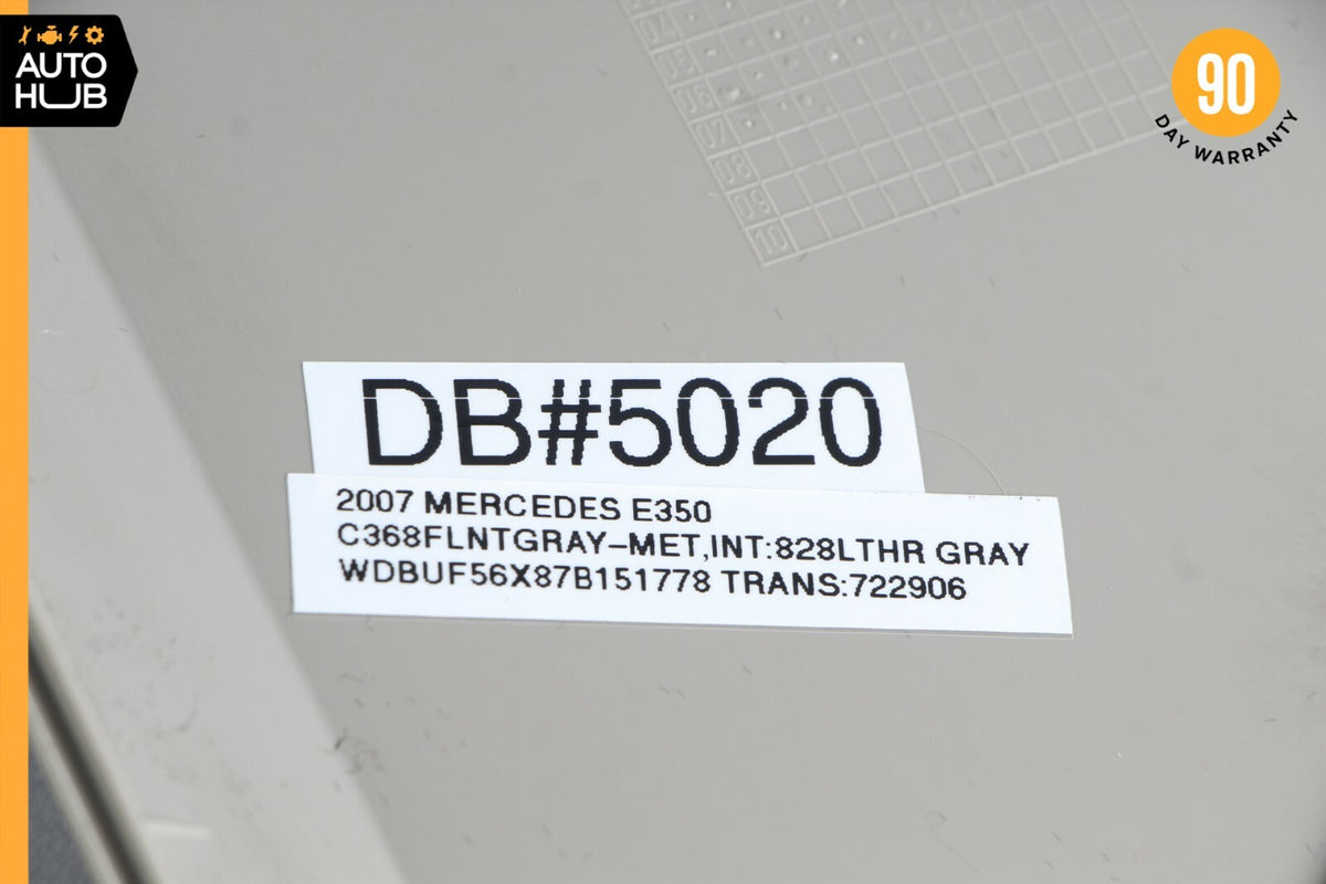 06-09 Mercedes W211 E350 E320 E500 Right Side Dashboard Trim Cover Panel Gray - photo 10