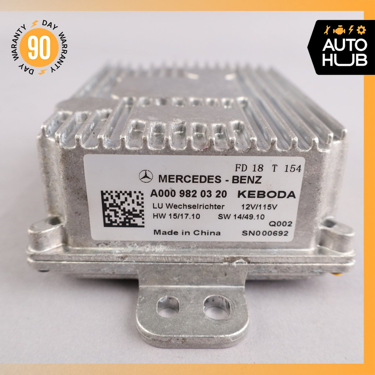 Mercedes W213 E300 AC DC Power Inverter Converter Control Module OEM - photo 9