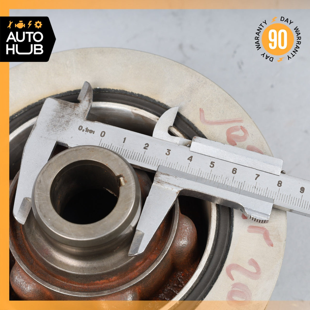 10-23 Jaguar X150 XKR / Range Rover Engine Crankshaft Balancer Pulley OEM 46k - photo 5