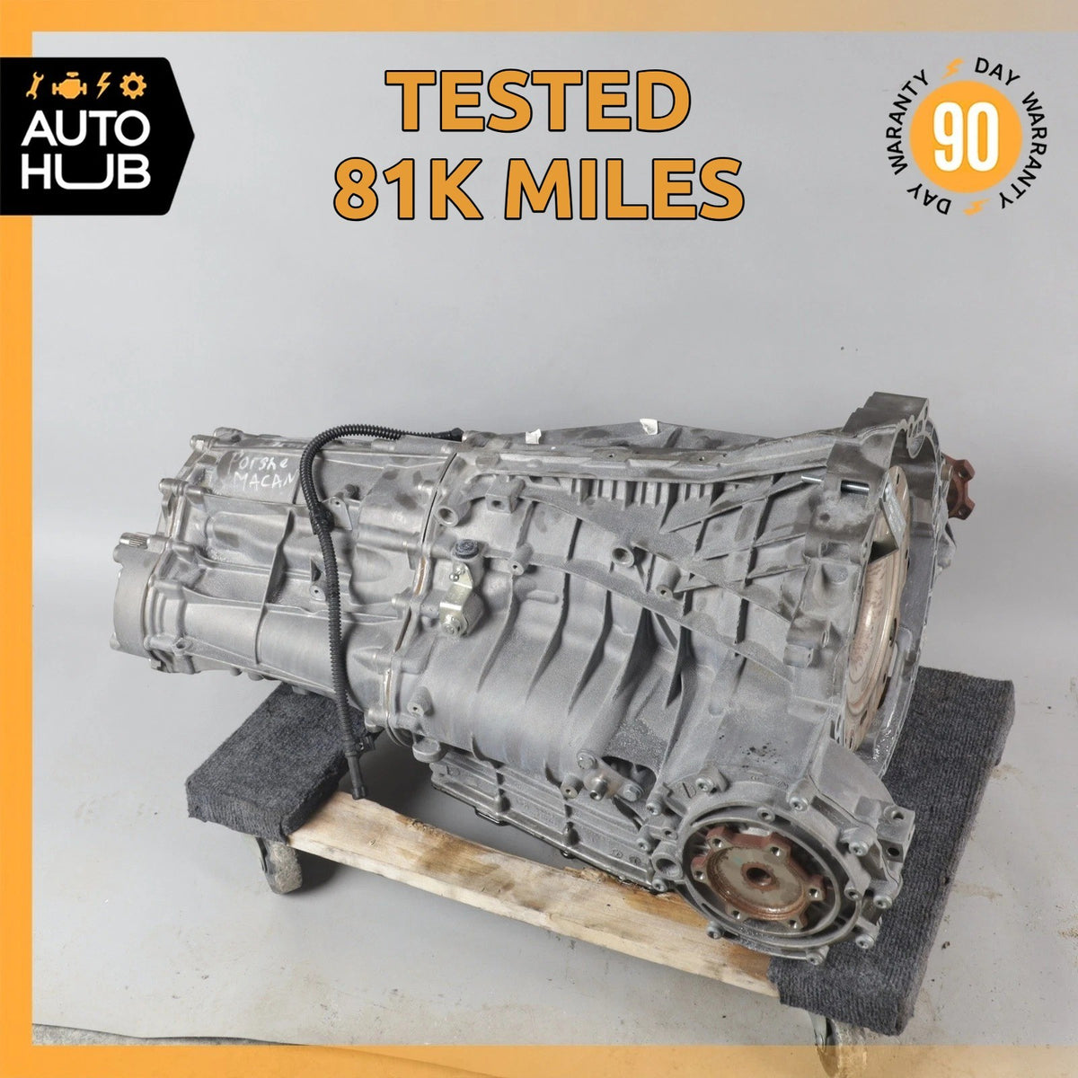 15-18 Porsche Macan 95B Turbo 3.6L V6 PDK Automatic Transmission Gearbox OEM 81k - photo 1