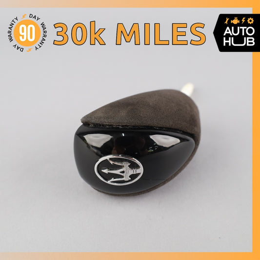 Maserati GranTurismo M145 Transmission Floor Gear Shifter Lever Knob Suede OEM - photo 1