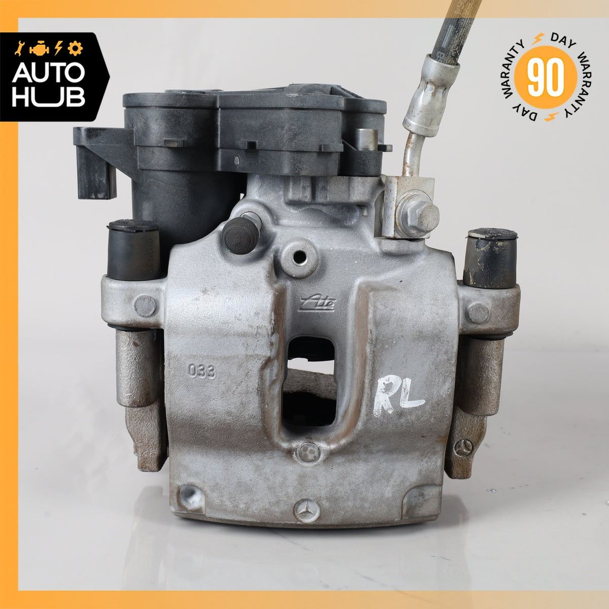 Mercedes W205 C300 C350e Rear Brake Caliper Calipers w/ Actuator Set OEM 57k - photo 3