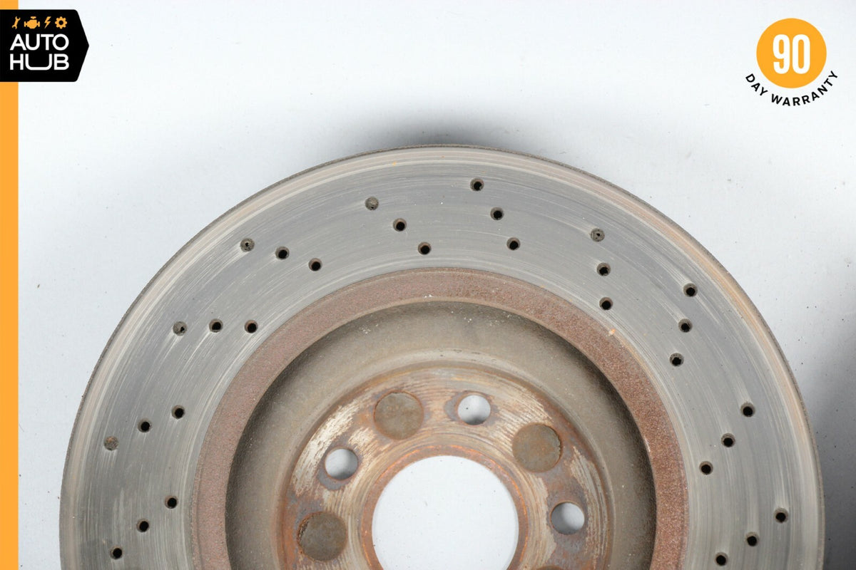 Mercedes W211 E350 SL500 SL550 Front Left & Right Brake Rotors Disc Set of 2 OEM - photo 7