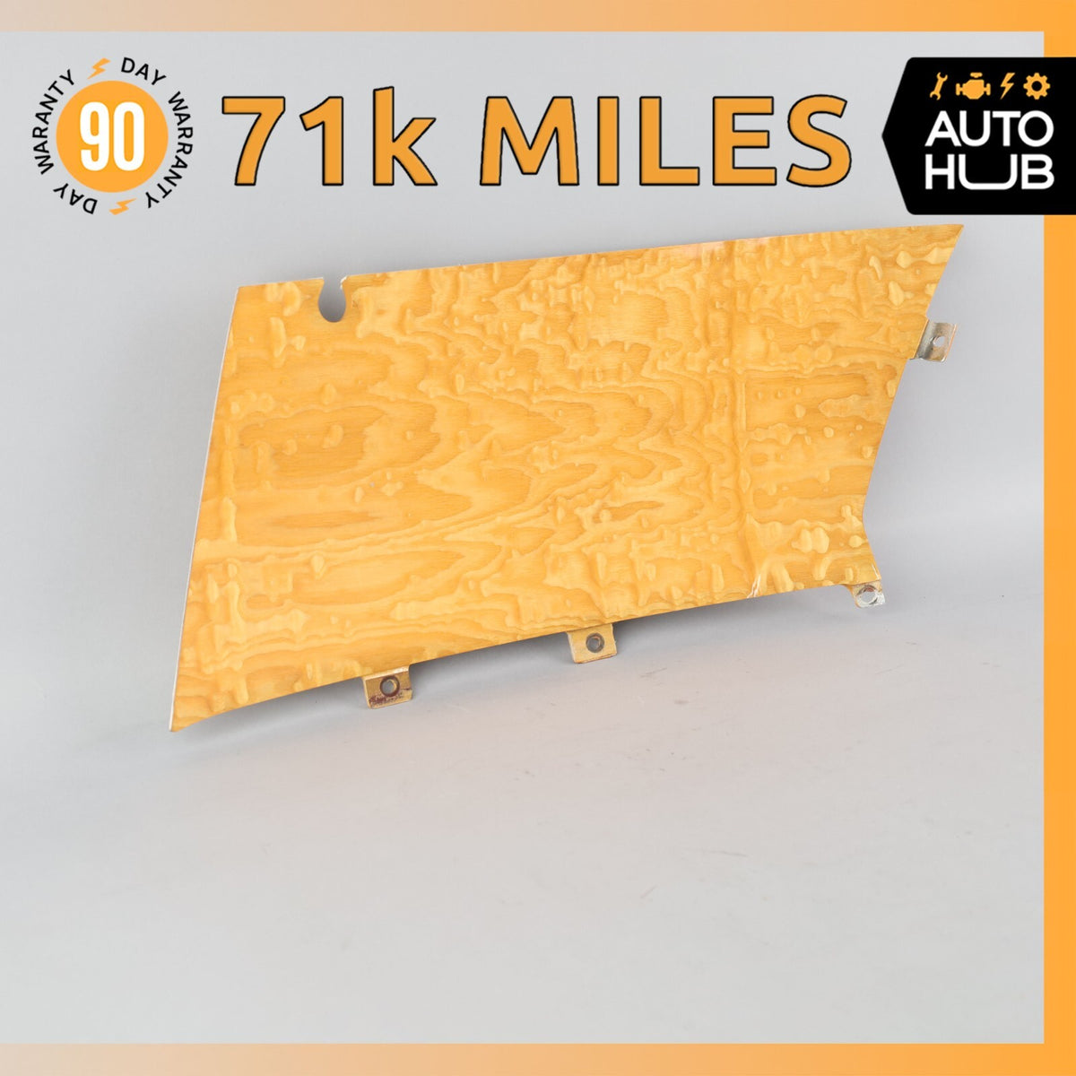 12-18 Bentley Continental GTC Rear Right Side Door Panel Trim Panel Wood OEM 71k - photo 1