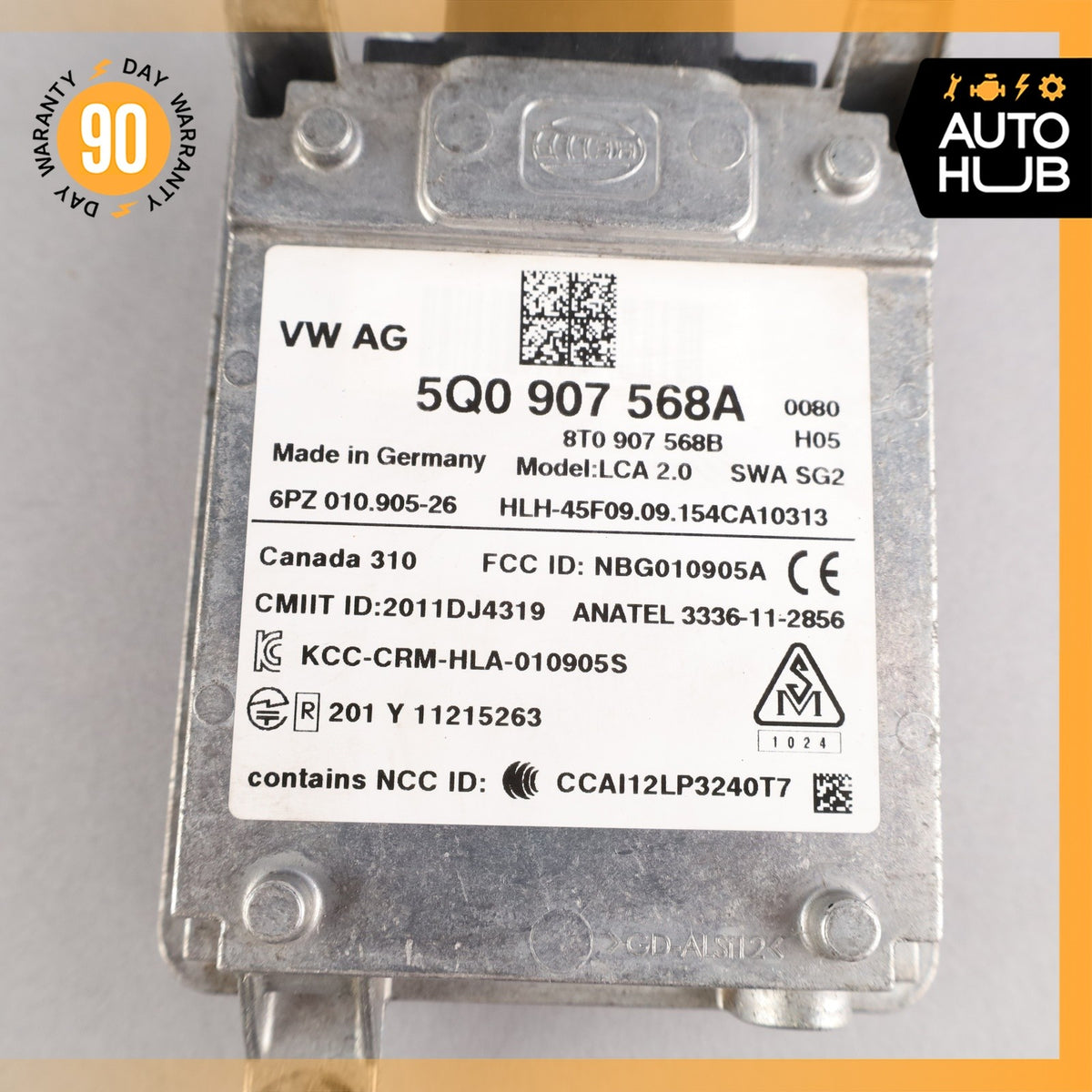 16-18 Audi 8V A3 E-Tron Rear Left Bumper Blind Spot Radar Sensor Module OEM - photo 9