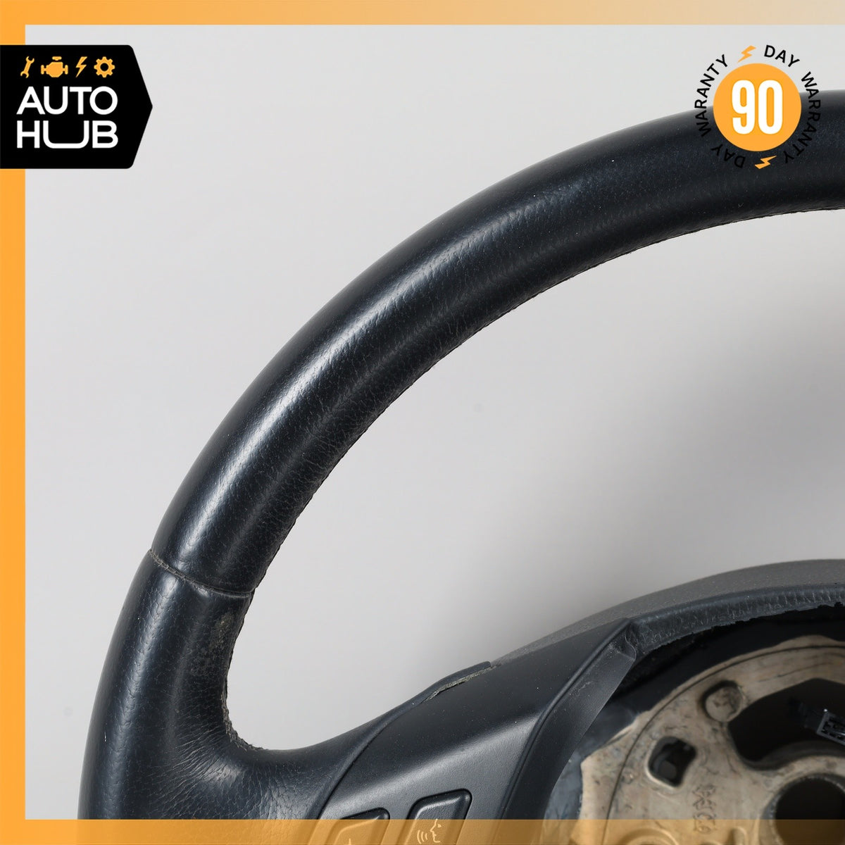 BMW E90 328i Steering Wheel Black w/ Switch 32306764547 OEM 67k - photo 9