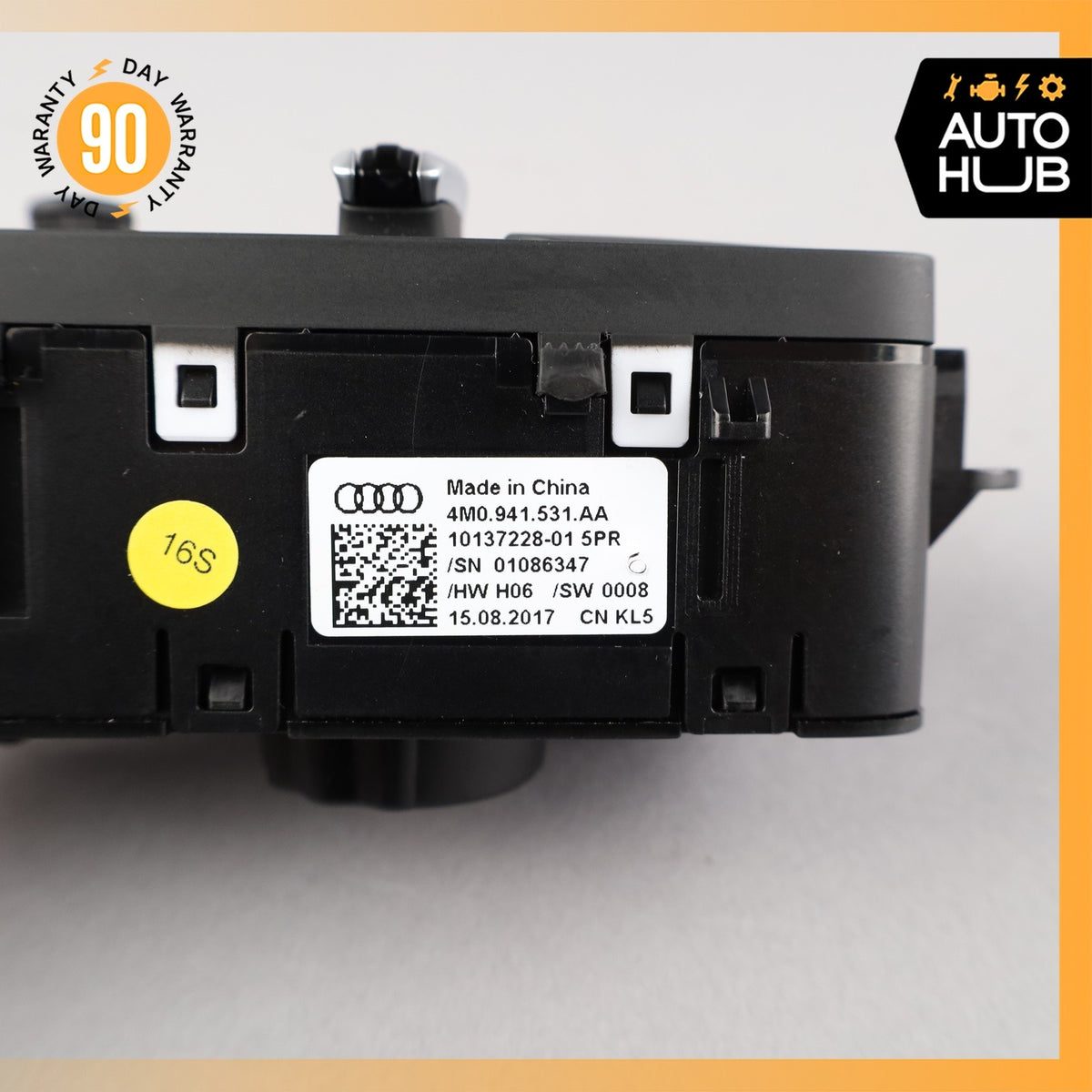 Audi 4M Q7 A4 S5 Headlight Fog Light Switch Control Module OEM 87k - photo 10