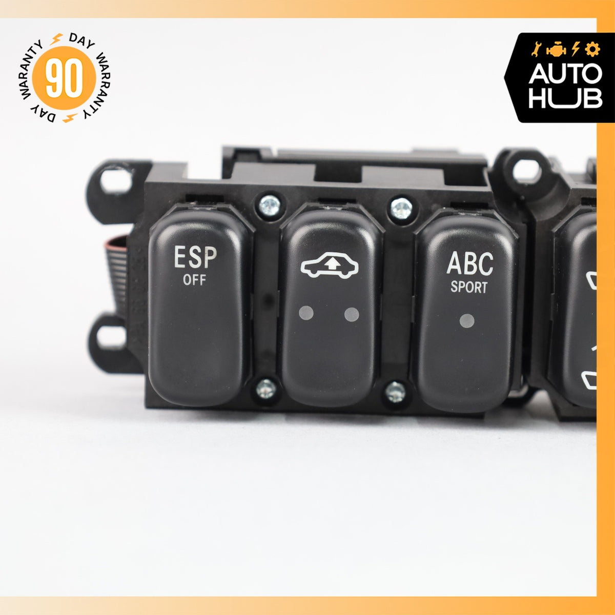 00-02 Mercedes W215 CL500 CL55 Center Dash Hazard ESP Lock Switch Control OEM - photo 5
