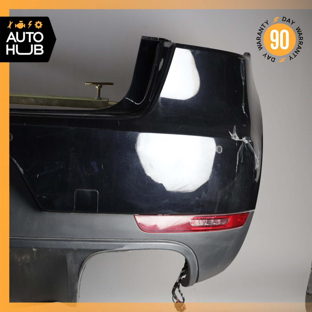 15-18 Porsche Macan S 95B Rear Bumper Cover Assembly Black OEM - photo 2