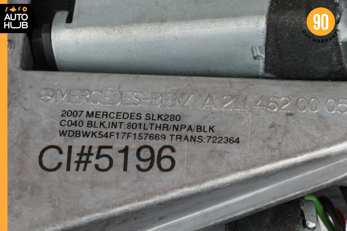 05-11 Mercedes R171 SLK280 SLK350 Steering Wheel Column 2114620120 OEM 41k - photo 12