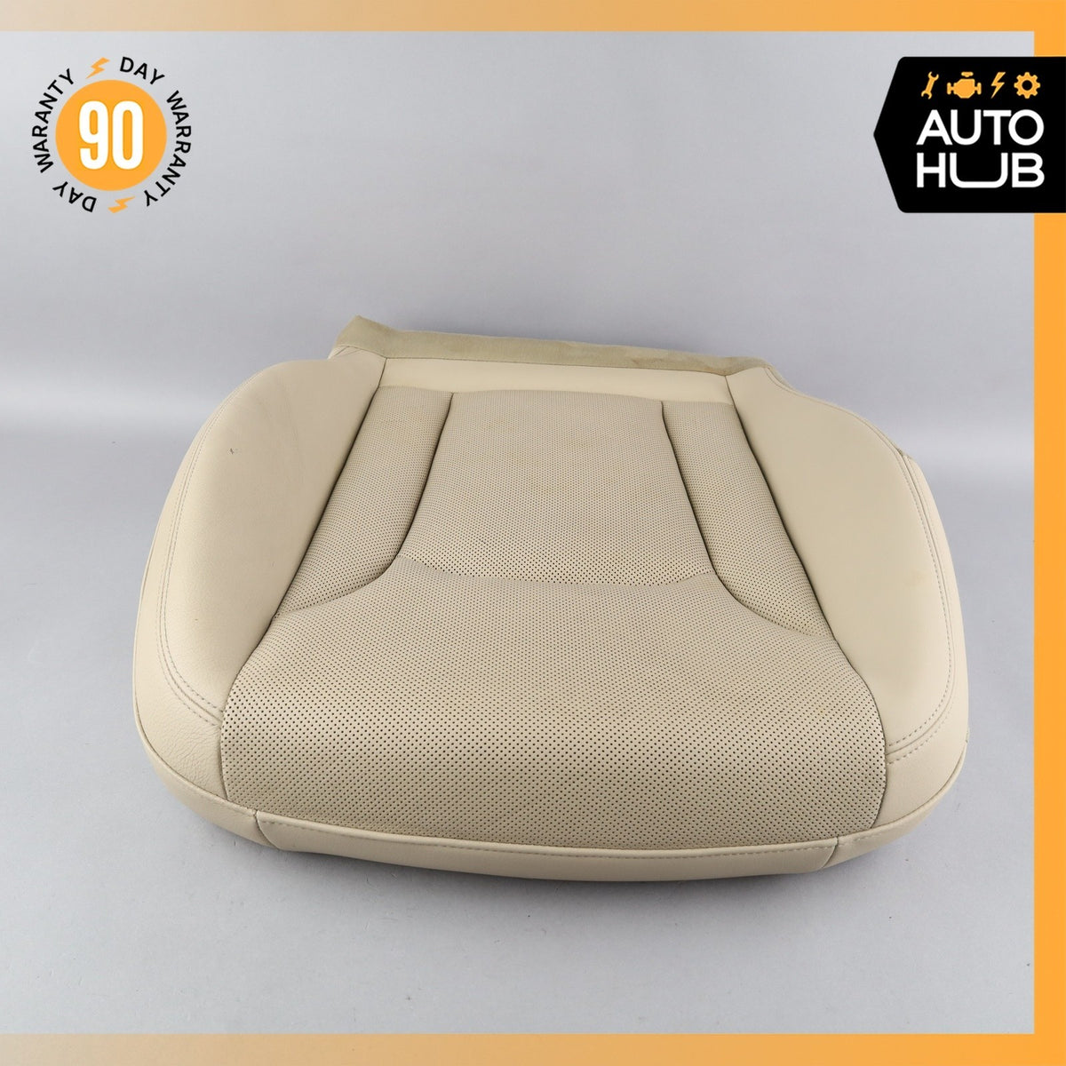 Audi 4M Q7 Front Right Passenger Side Lower Bottom Seat Cushion Beige OEM 87k - photo 18