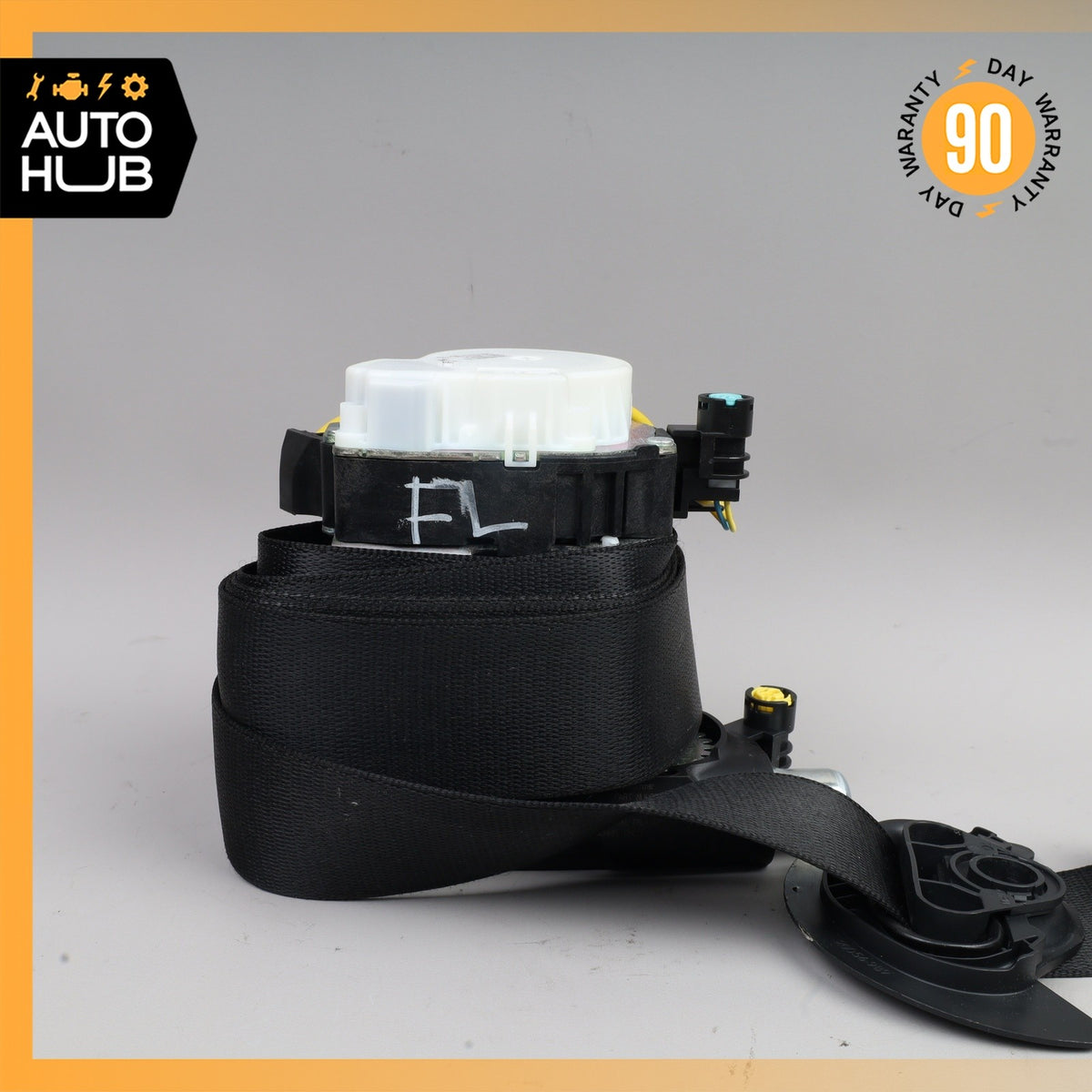 10-16 Porsche Panamera 970 Front Left Driver Side Seat Belt Black OEM 51k - photo 9