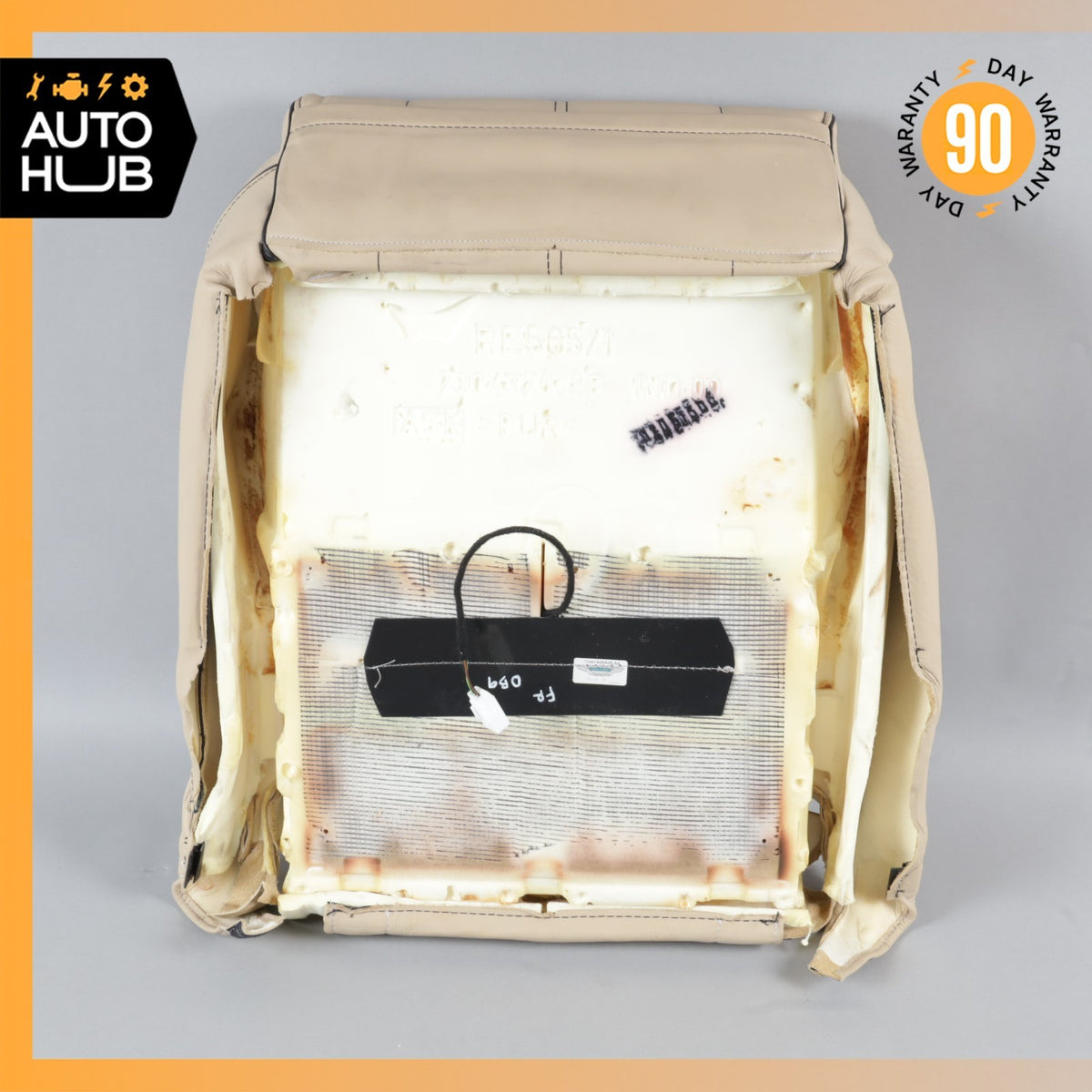 13-15 Aston Martin DB9 Front Right Side Bottom Lower Seat Cushion Beige OEM 22k - photo 13