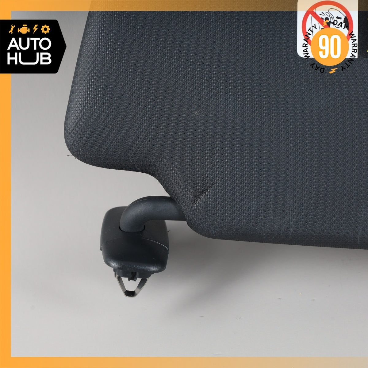 16-18 Audi 8V A3 E-Tron Left Side Sunvisor Sun Visor Black OEM - photo 4
