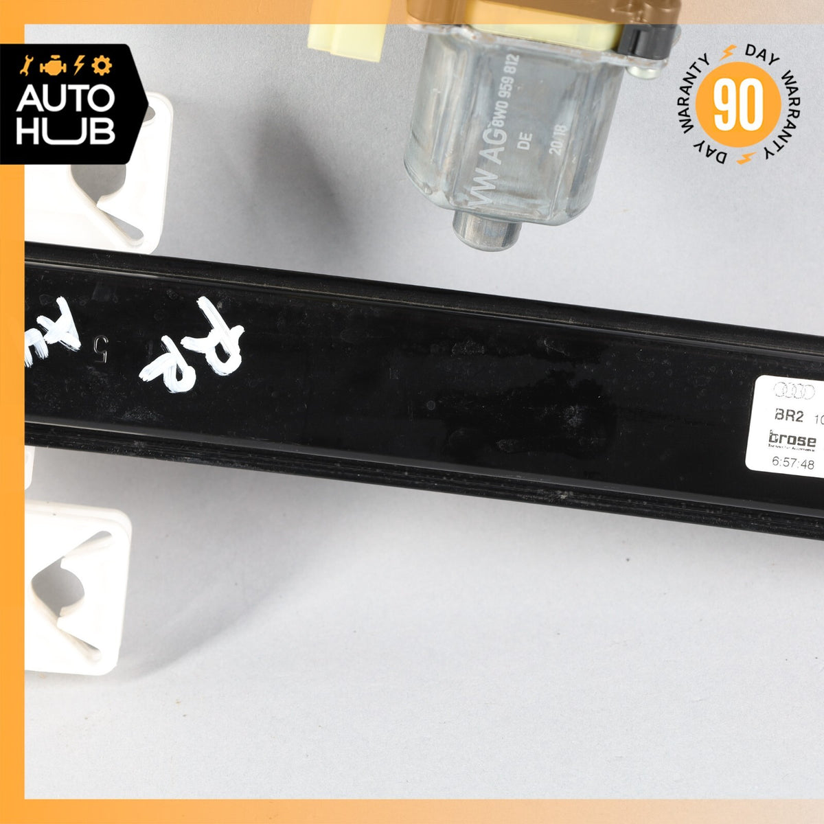 2018 Audi B9 A4 Rear Passenger Right Side Window Regulator Motor OEM 56k - photo 4