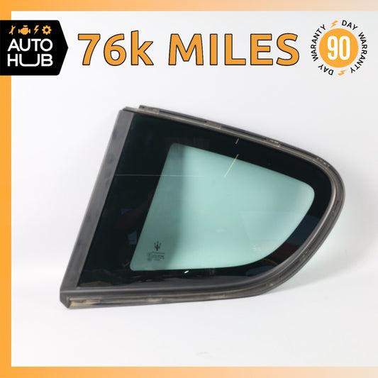 Maserati GranTurismo M145 Coupe Rear Left Side Quarter Window Glass OEM 76k - photo 1