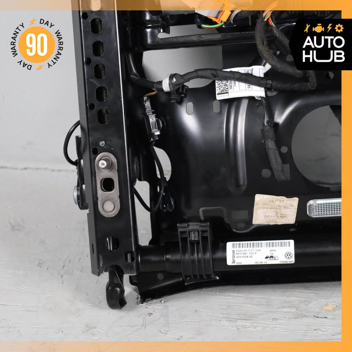09-18 Audi C7 S6 RS7 A4 Front Left Seat Rail Track Frame w/Motors OEM - photo 9