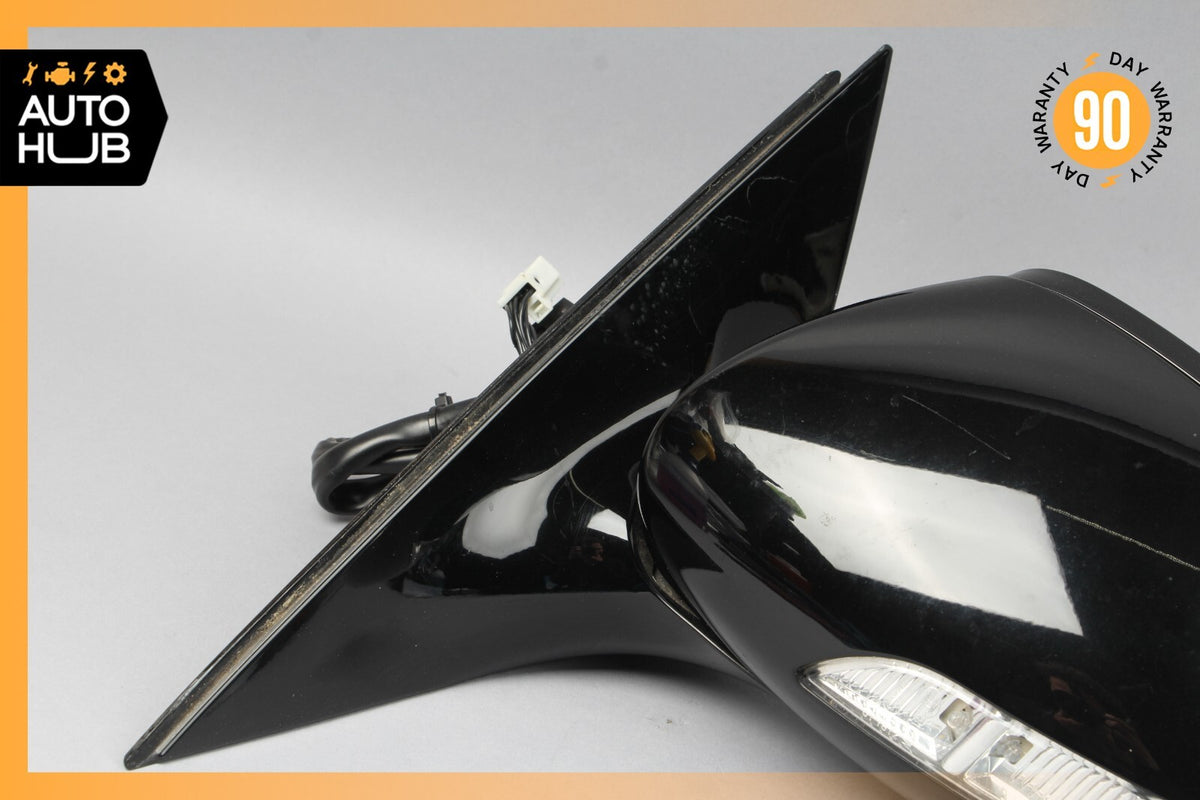 07-09 Mercedes W221 S600 S550 Left Driver Side Rear View Door Mirror Black OEM - photo 8