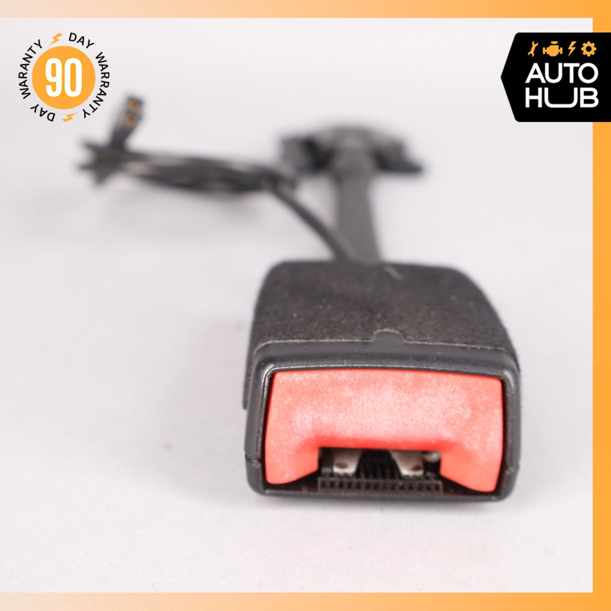 11-18 Porsche Cayenne 958 Front Left Driver Side Seat Belt Buckle Black OEM - photo 5