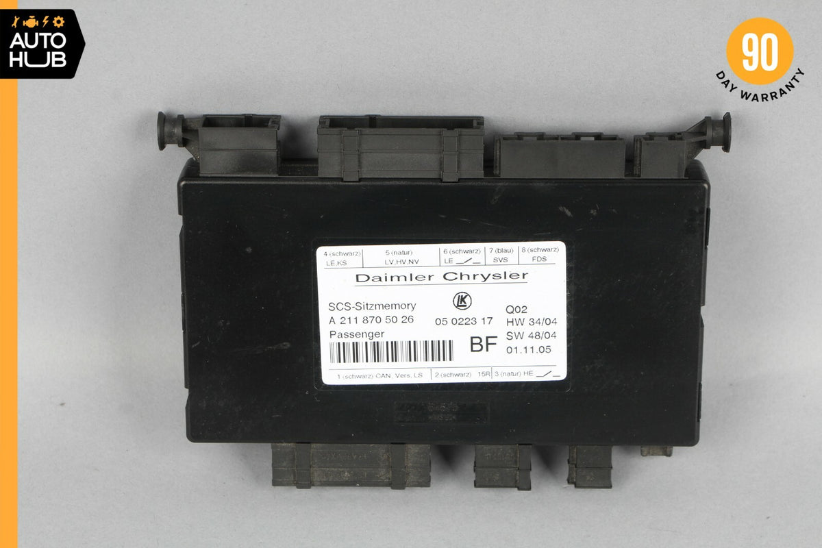 03-11 Mercedes W164 ML500 E320 Front Right Seat Control Module 2118705026 OEM - photo 3