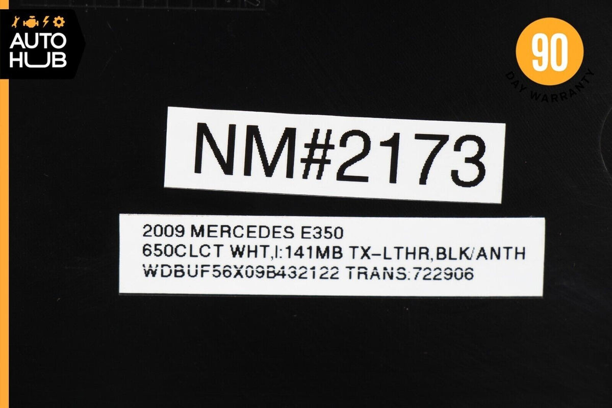 07-09 Mercedes W211 E350 E550 Left Side Dashboard Trim Cover Panel Black OEM - photo 10
