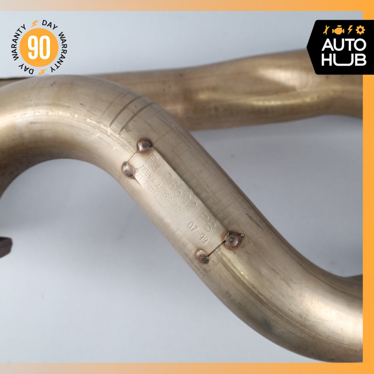 99-02 Rolls Royce Silver Seraph Engine Exhaust Downpipe Right Side PJ26502PB OEM - photo 8