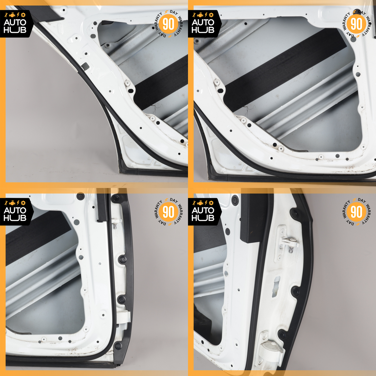 17-23 Mercedes W213 E300 E400 Rear Left Driver Side Door Shell White OEM - photo 20