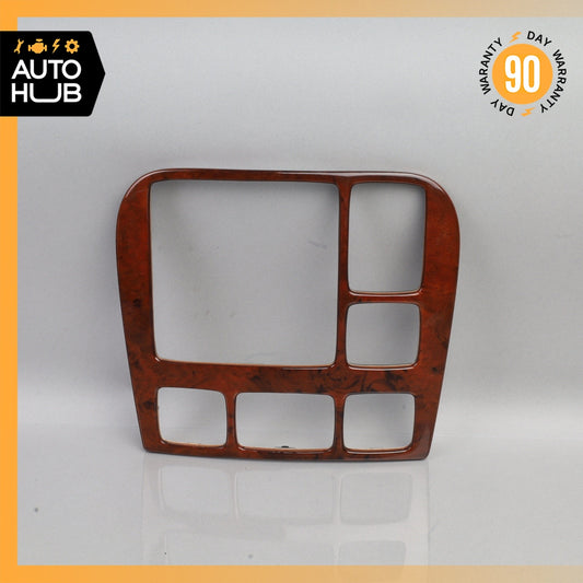 00-06 Mercedes W220 S600 S430 S55 AMG Dash Center Console Trim Bezel Wood OEM - photo 1