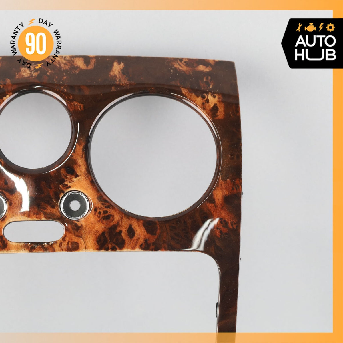 Bentley Continental Flying Spur Center Dashboard Instrument Panel Wood OEM 53k - photo 4
