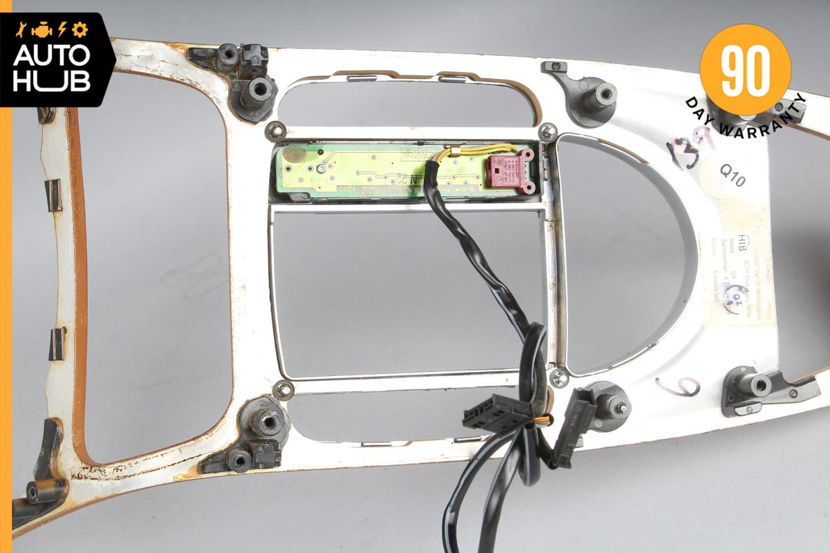 03-04 Mercedes R230 SL500 SL600 Center Console Trim Bezel Wood 2306803739 OEM - photo 5