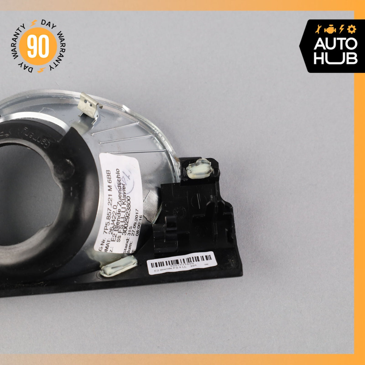 11-18 Porsche Cayenne 958 E-Hybrid Dashboard Ignition Switch Cover Trim OEM - photo 6