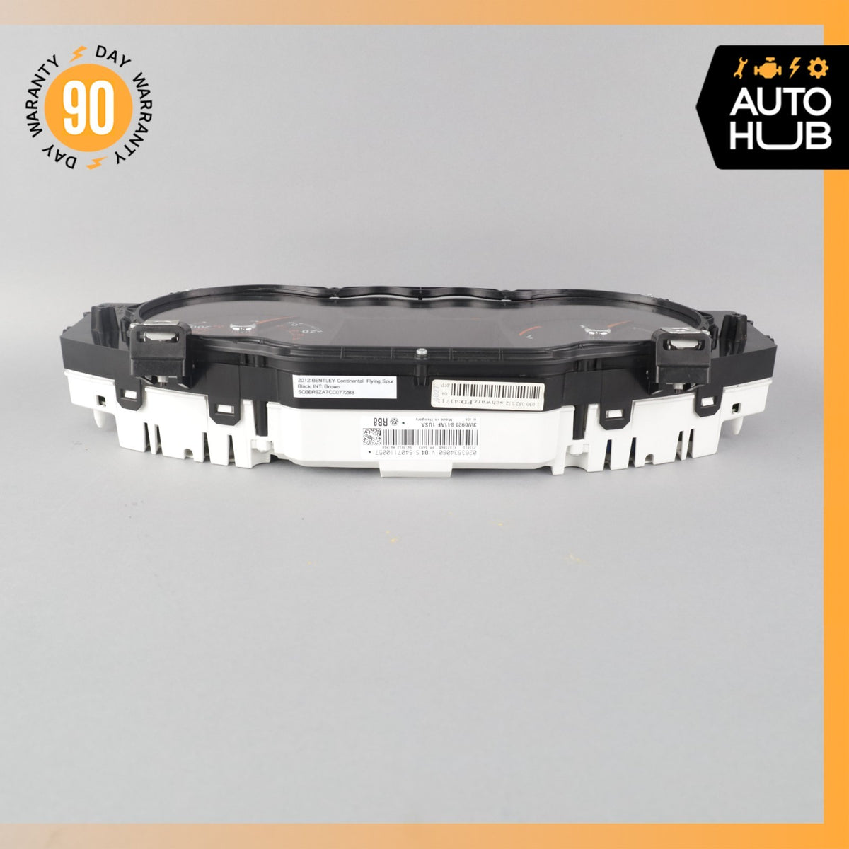 12-13 Bentley Continental Flying Spur Instrument Cluster Speedometer OEM 103k - photo 16
