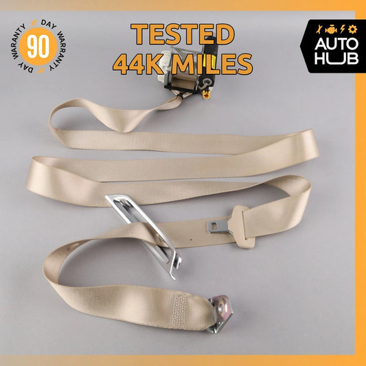 18-20 Mercedes W222 S450 S65 AMG Seat Belt Rear Left Driver Side Beige OEM - photo 1