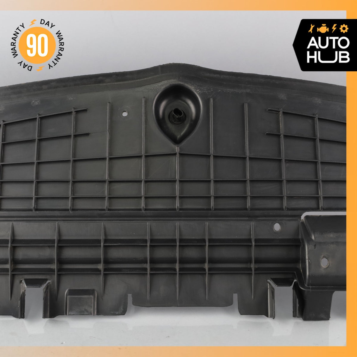 2014 Mercedes W207 E350 Engine Radiator Lower Baffle Air Duct 2075052730 OEM 81k - photo 4