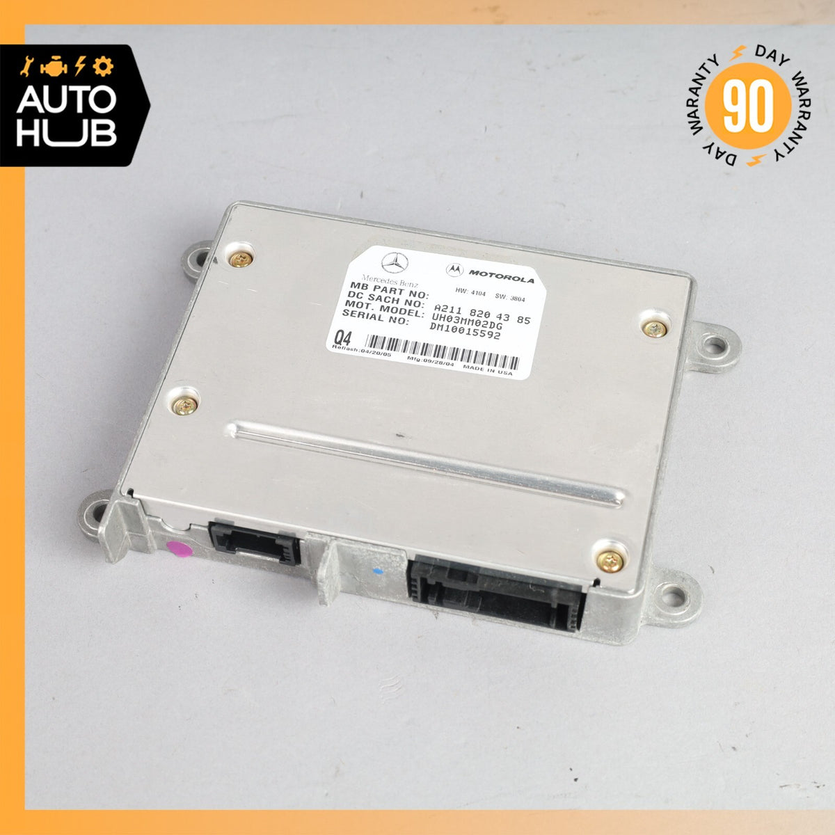 03-11 Mercedes R230 SL600 E55 AMG Motorola Bluetooth Communication Module OEM - photo 1