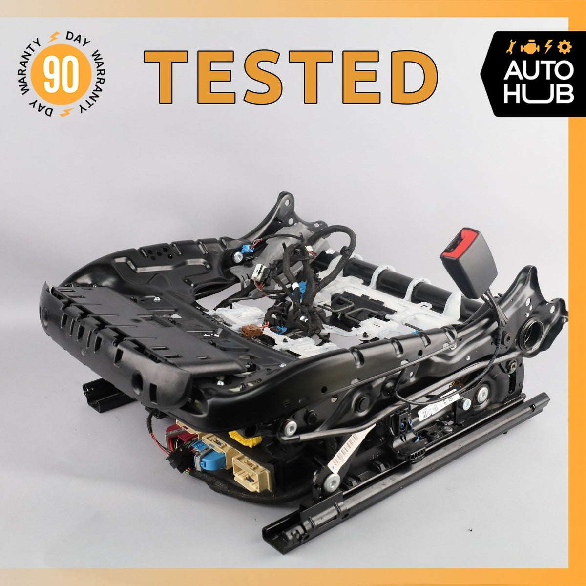 15-23 Mercedes W213 E300 GLC300 Front Right Seat Rail Track Frame w/Motors OEM - photo 1