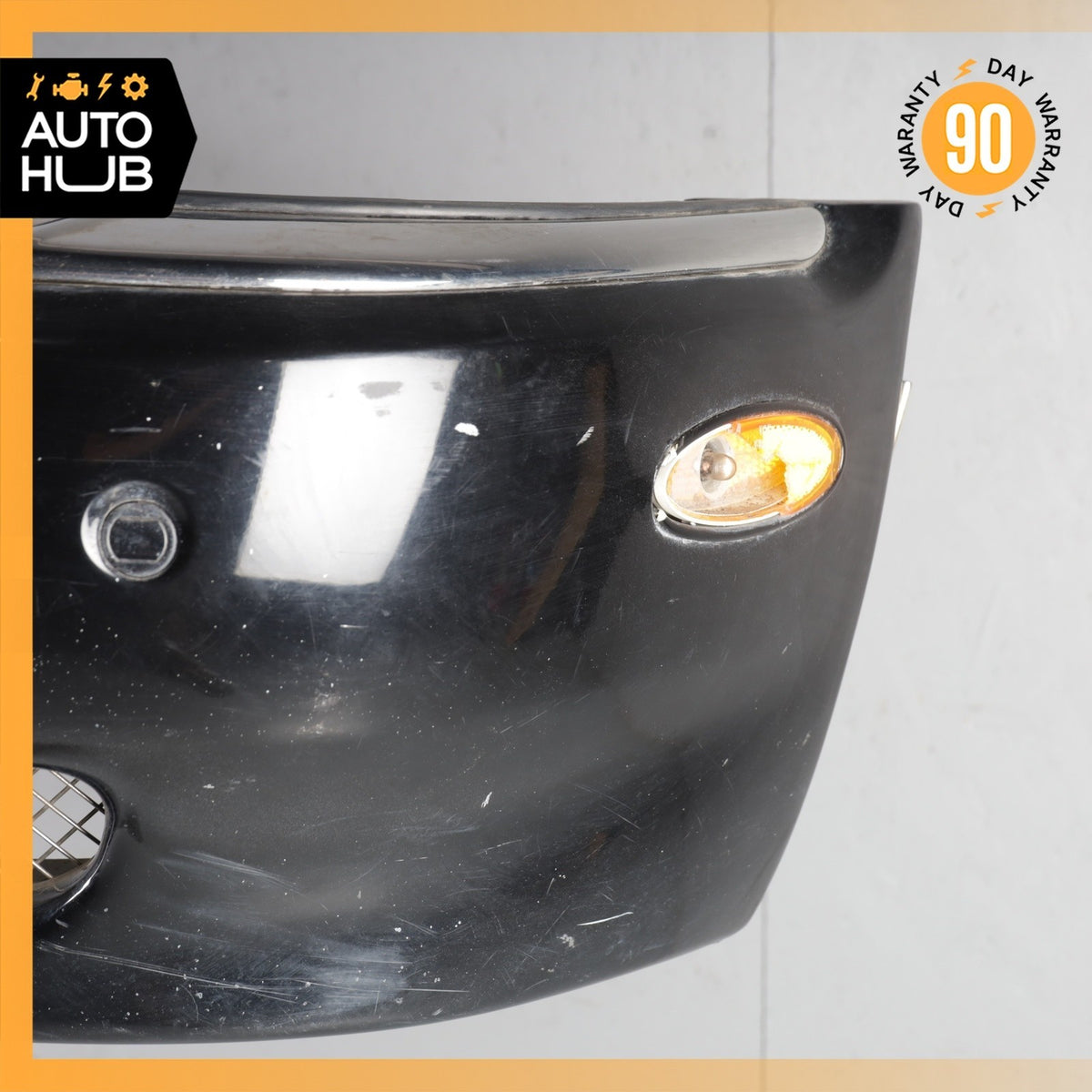 00-02 Bentley Arnage Front Bumper Cover Assembly Black OEM 50k - photo 8