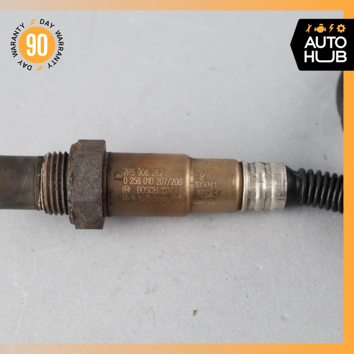 11-18 Porsche Cayenne 958 Turbo 4.8L Oxygen O2 Sensor Lambda Set of 4 OEM - photo 7