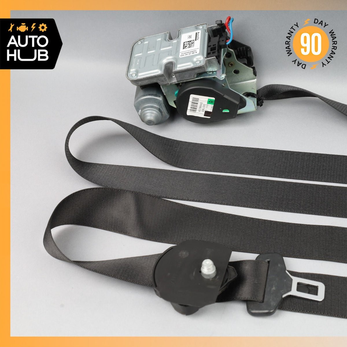 07-09 Mercedes W219 CLS550 E550 Front Right Passenger Side Seat Belt Black OEM - photo 4