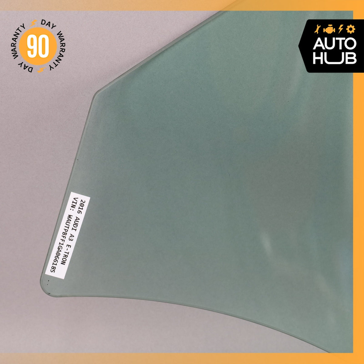 16-18 Audi 8V A3 E-Tron Front Right Side Door Window Glass OEM - photo 14