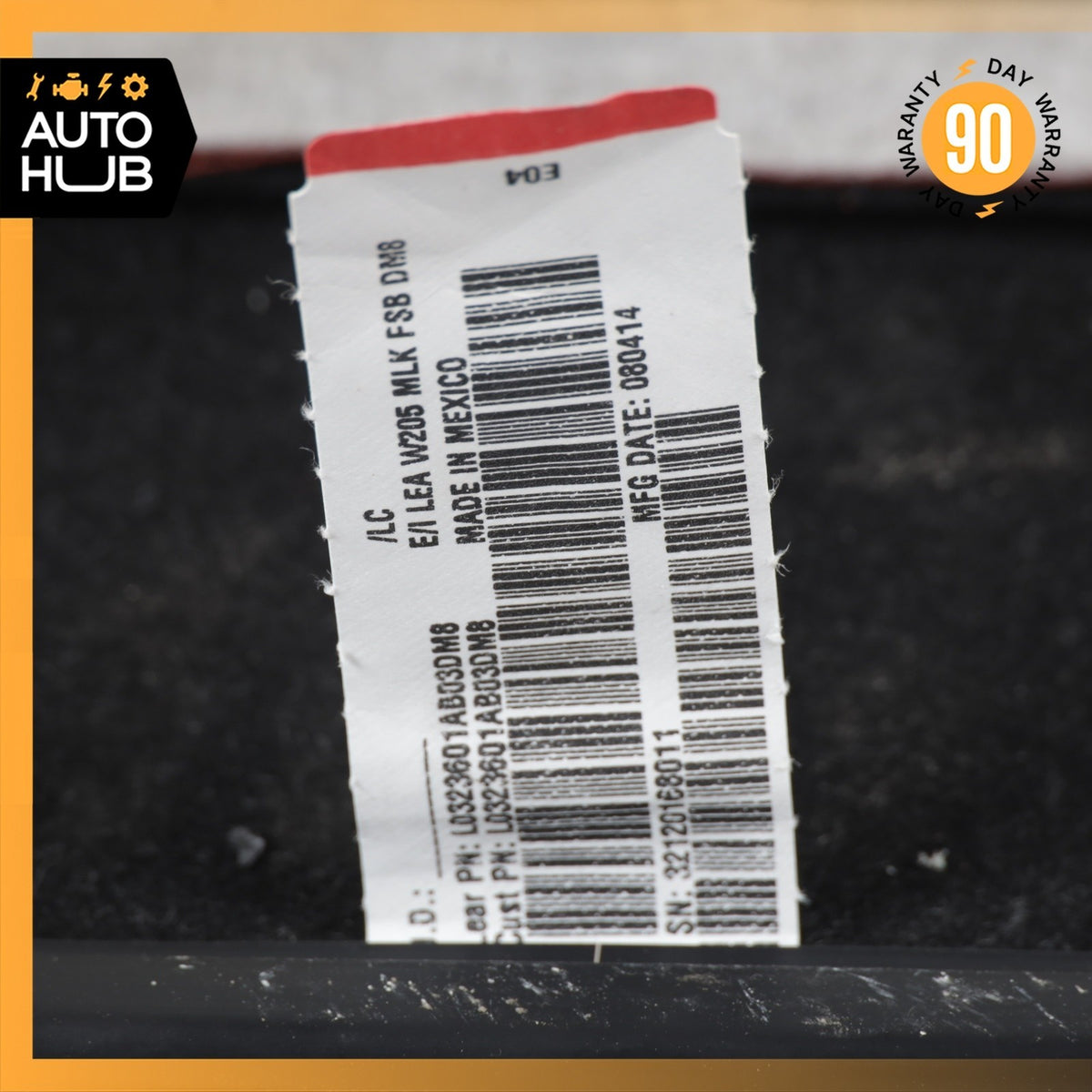 Mercedes W205 C300 C350e Top Upper Seat Cushion Front Right or Left Side OEM - photo 19