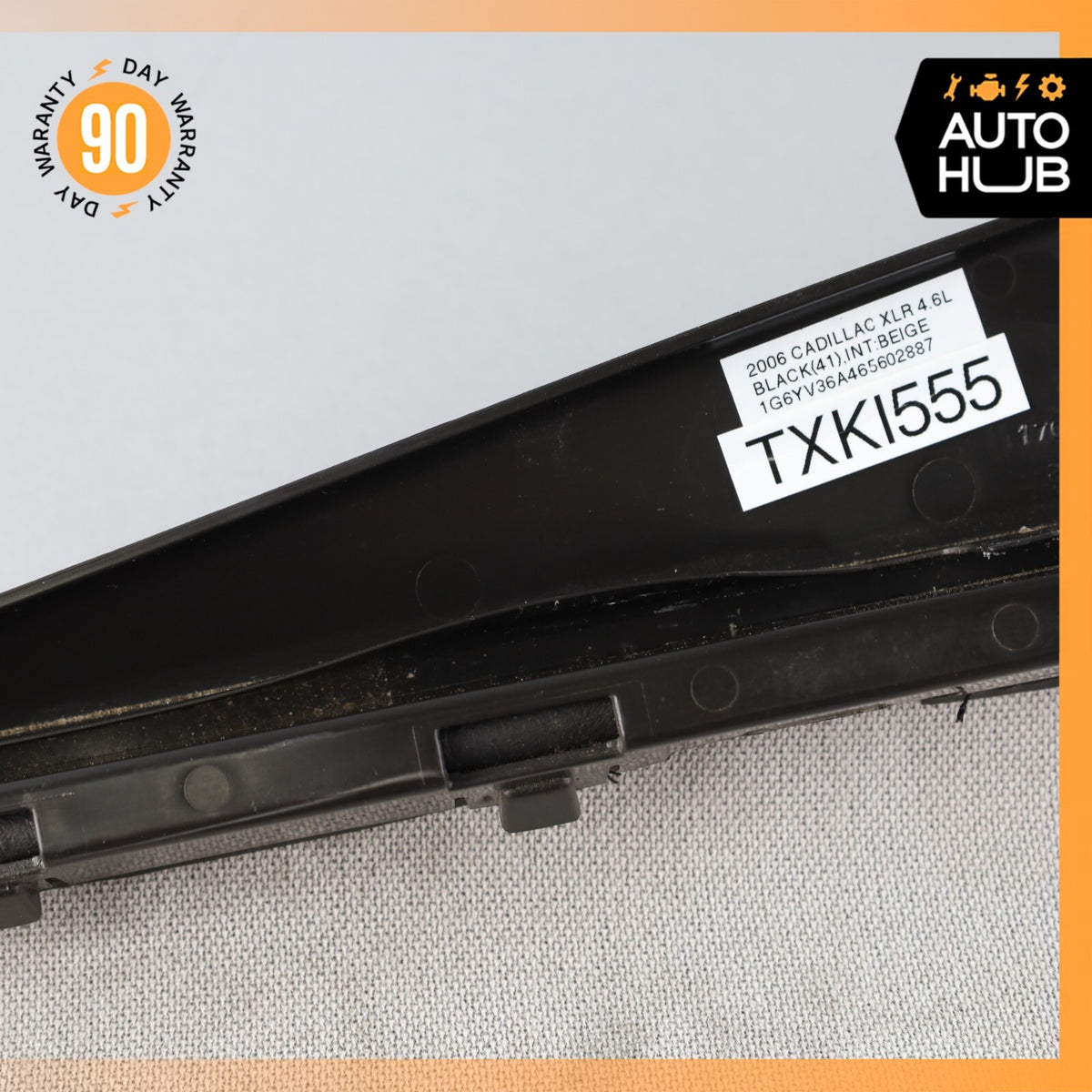04-09 Cadillac XLR Left Driver Side Quarter Glass Flap Black OEM - photo 12
