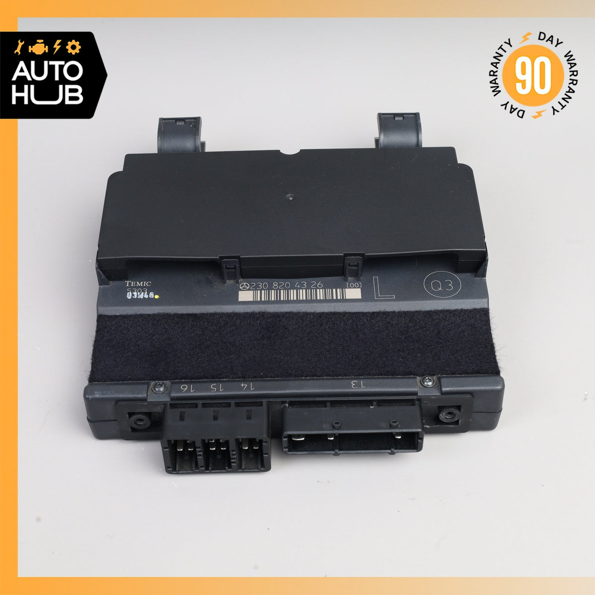 Mercedes R230 SL500 SL55 AMG Under Seat Control Module Left Driver Side OEM - photo 3