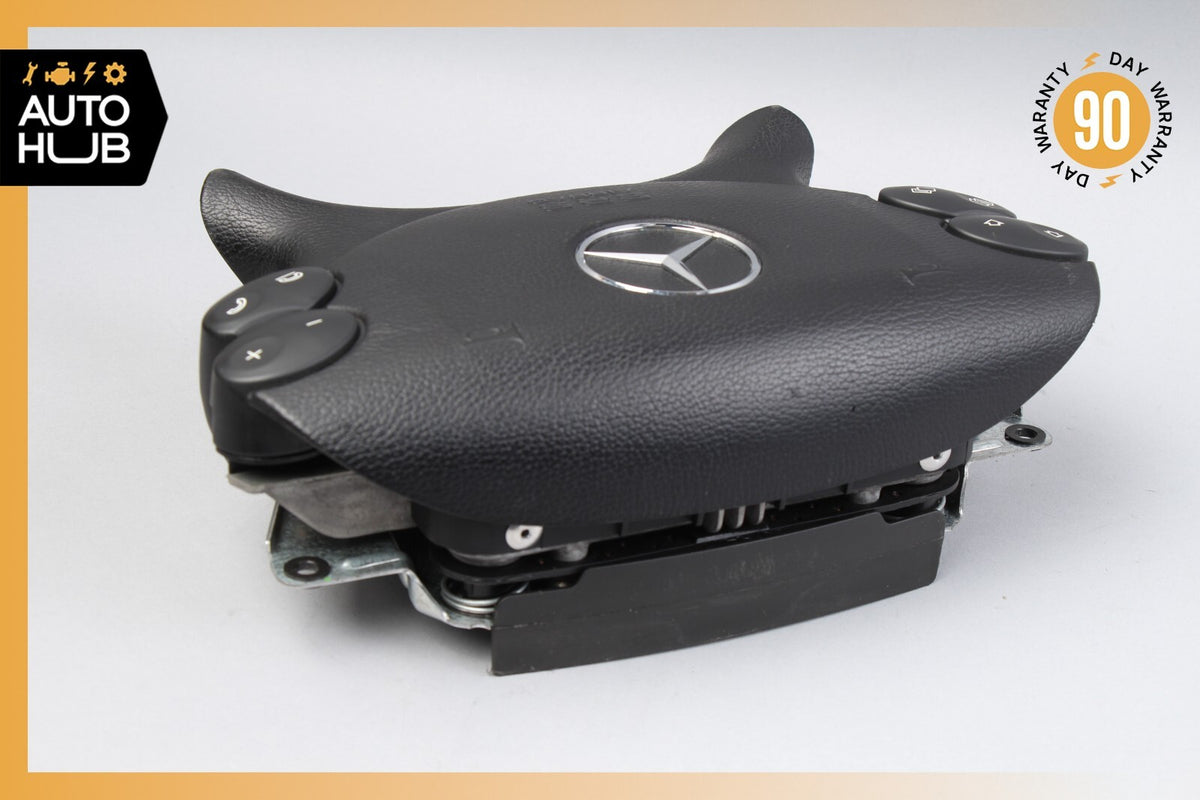 Mercedes R230 SL500 SL55 AMG CLK500 E350 Steering Wheel Airbag Air Bag Black OEM - photo 8