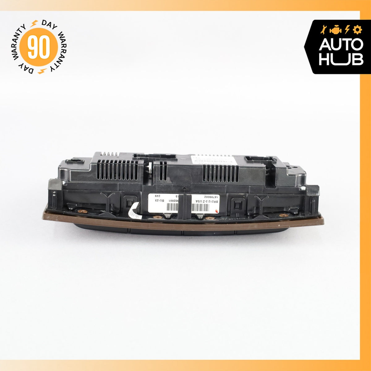 14-17 Mercedes W212 E350 E550 A/C AC Heater Climate Control Switch Wood OEM - photo 11