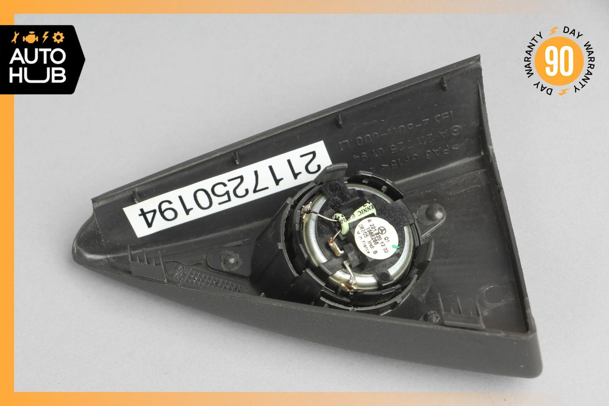 03-06 Mercedes W211 E500 E55 Tweeter Speaker Cover Left Driver Side Black OEM - photo 7
