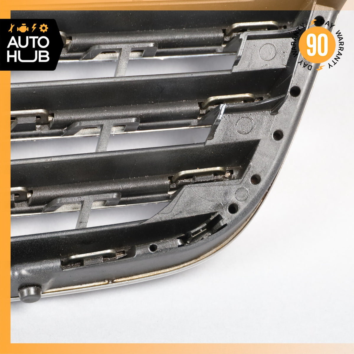 07-09 Mercedes W211 E350 E550 E320 Hood Radiator Grille Grill Chrome OEM - photo 17