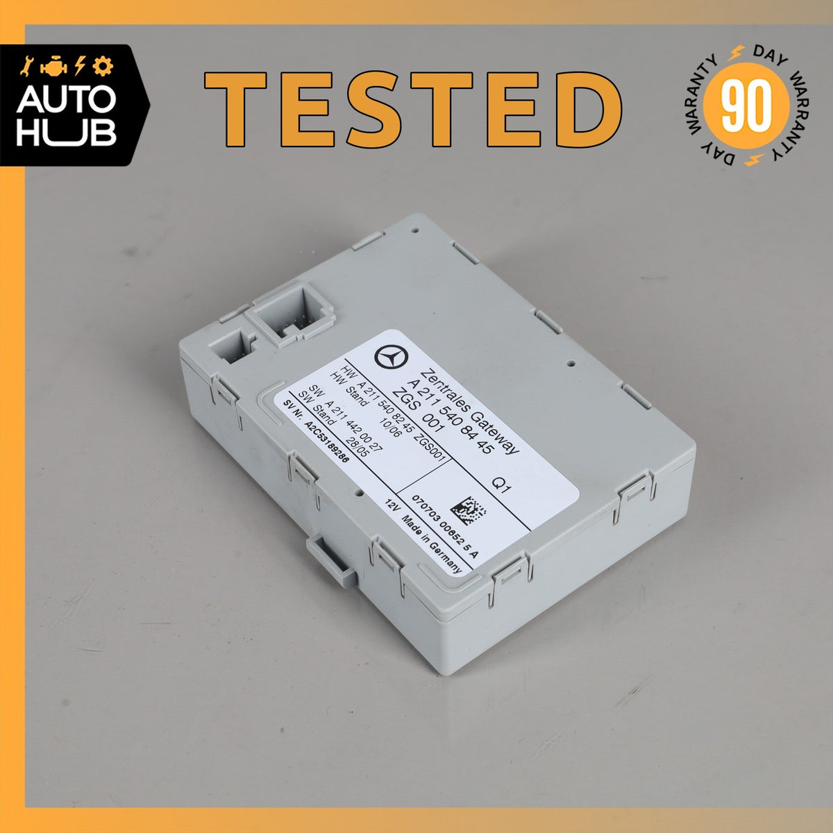 03-11 Mercedes W211 E350 CLS550 Central Gateway Control Module 1715405045 OEM - photo 1